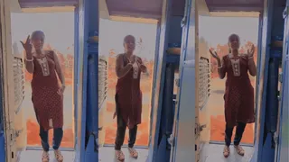 Viral Video: Girl Dances On Edge Of Moving Train’s Door To Make Reel | Internet Is Furious